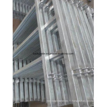 Barrières de sécurité en aluminium de barrière de fer de clôture de matériel de ferme